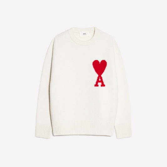 Pull Col Rond Ami De Coeur